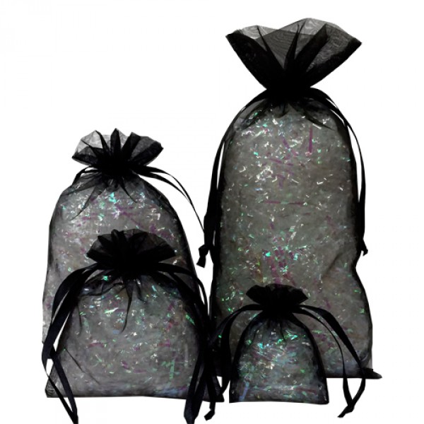 Black 2025 organza bags